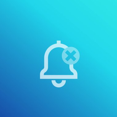 Bildirimler vektör simgesi dışında