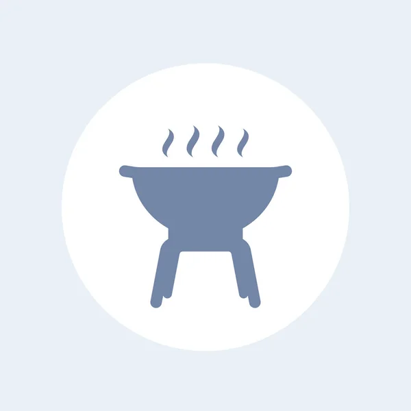 Icône de barbecue grill — Image vectorielle