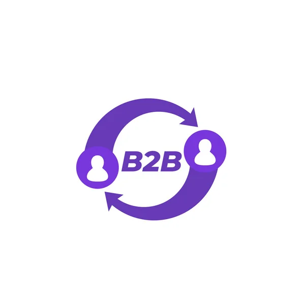 B2B Business to Business — Stockový vektor