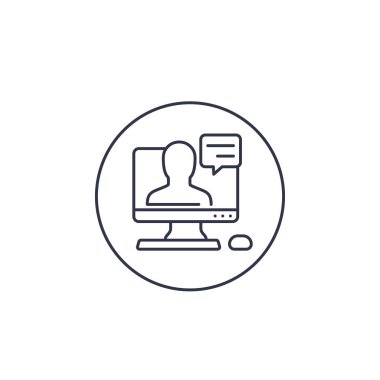 Webinar satırı simgesi