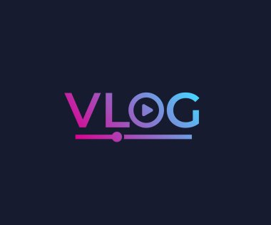 Vlog vektör logosu