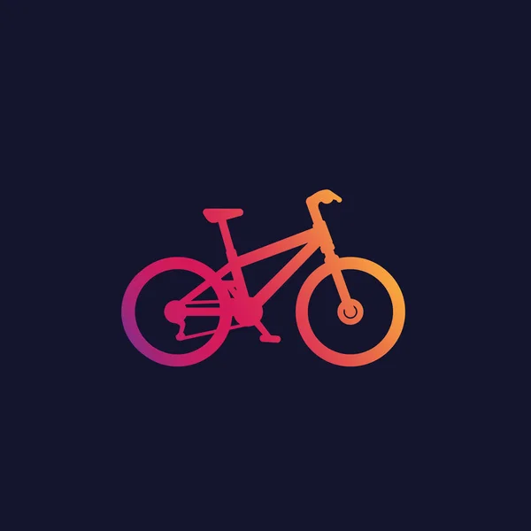 Fahrrad, Mountainbike, MTB-Symbol — Stockvektor