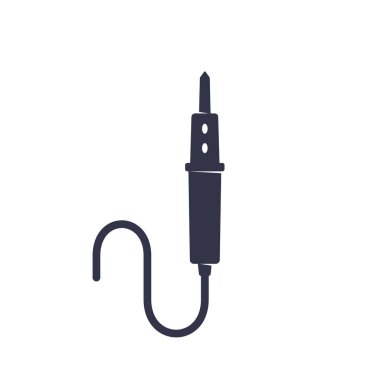 lehim demiri, beyaz üzerinde vektör simgesi