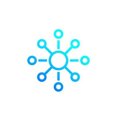 Bağlantılar, vektör simgesini bağlayın