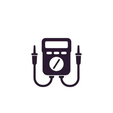 Beyaz multimetre simgesi