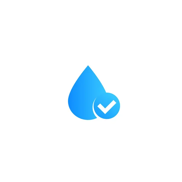 Wasser, Vektor-Symbol — Stockvektor