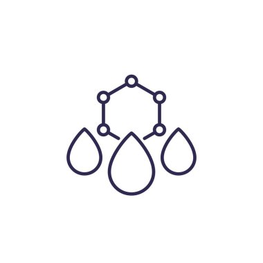 Nano parçacıklı damlalar, çizgi simgesi