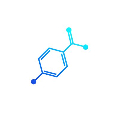 paraben molekül yapısı, vektör tasarımı