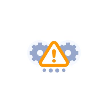 Hata uyarısı, uyarı vektörü simgesi