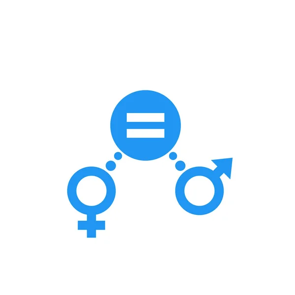 Εικονίδιο ισότητας των φύλων, σύμβολο διάνυσμα — Διανυσματικό Αρχείο