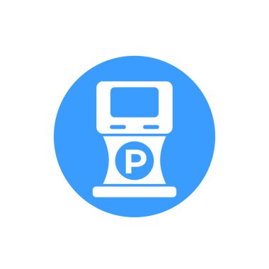 park makinesi simgesi, vektör işareti