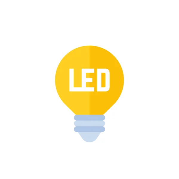 LED-światło migające na białym wektorze — Wektor stockowy