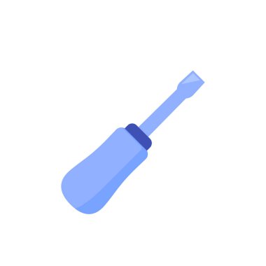 tornavida simgesi beyaz üzerine izole edildi