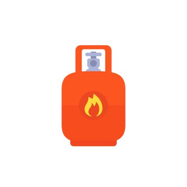 gaz, LPG tank vektör simgesi