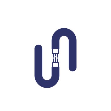 Kablolu optik fiber bant genişliği simgesi