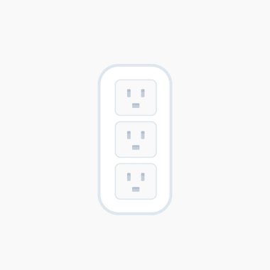 güç prizi üç uk soketli, vektör