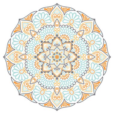 Vektör Hintli Mandala