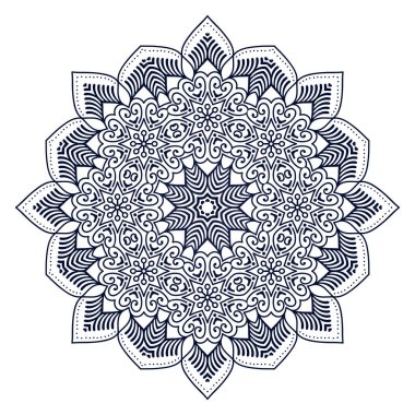 Vektör Hintli Mandala