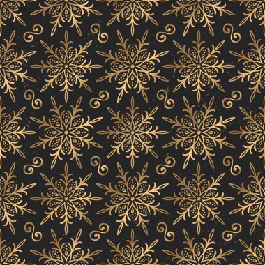 Lüks altın mandala desen