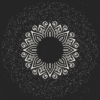 Lüks altın mandala desen