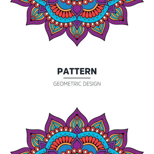 Diseño de fondo mandala — Vector de stock