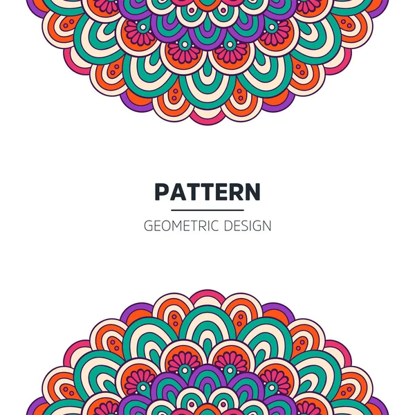 Mandala fond design — Image vectorielle