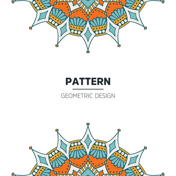 Mandala achtergrond ontwerp — Stockvector