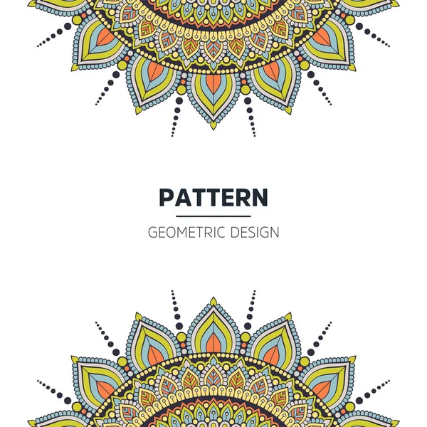 Mandala achtergrond ontwerp — Stockvector