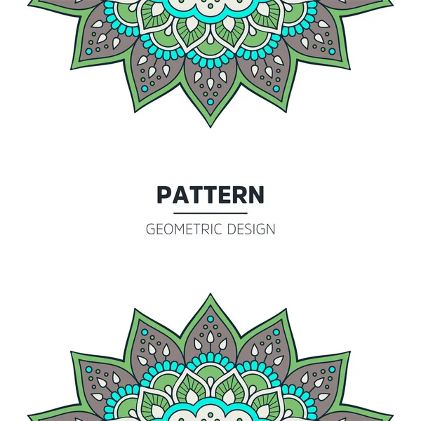 Mandala pozadí design — Stockový vektor