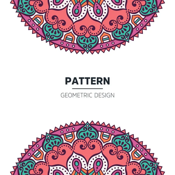 Mandala achtergrond ontwerp — Stockvector