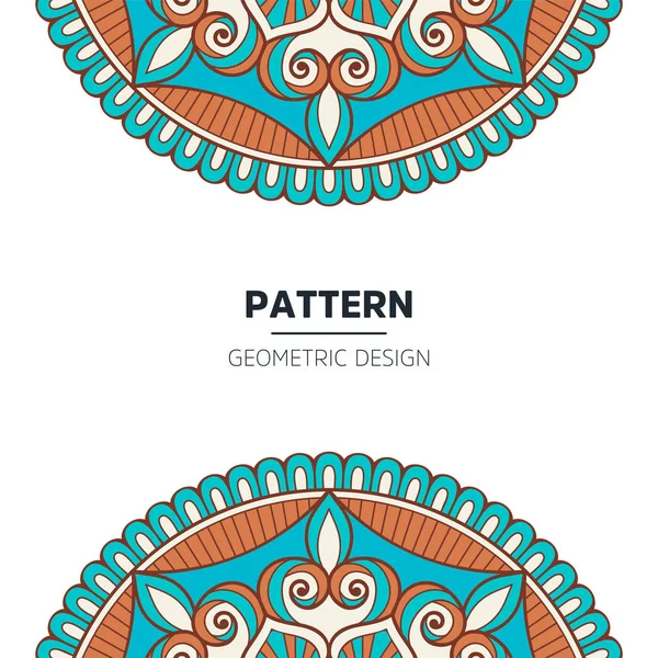 Mandala achtergrond ontwerp — Stockvector