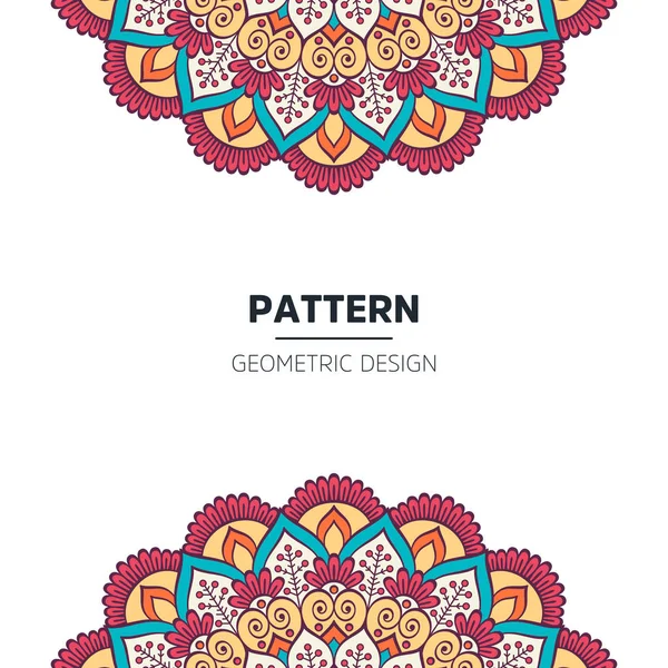 Diseño de fondo mandala — Vector de stock