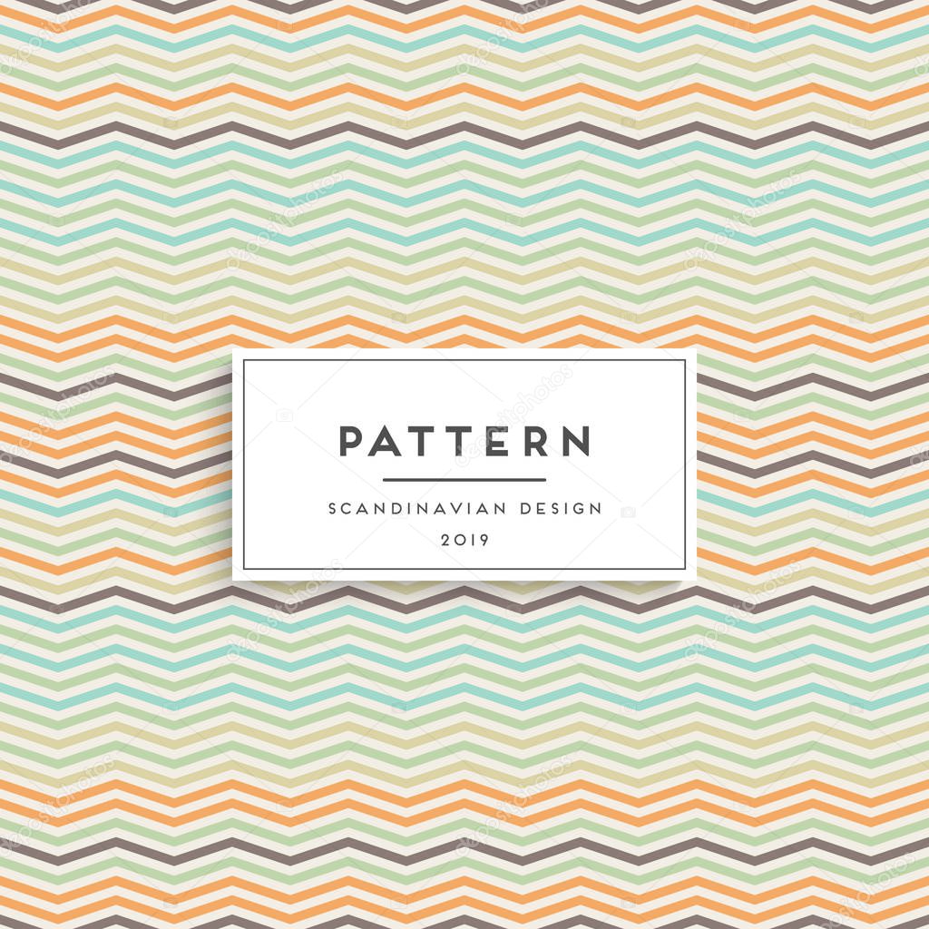 Scandinavian seamless pattern. Fabric print design