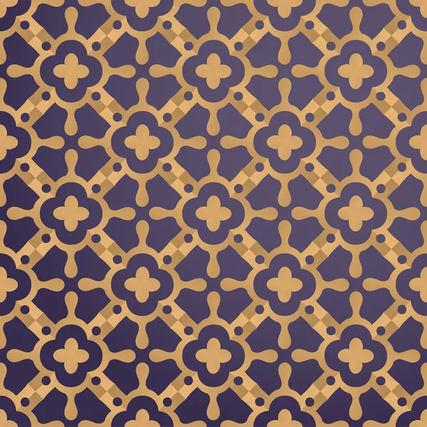 Fondo ornamental de lujo en color oro — Vector de stock