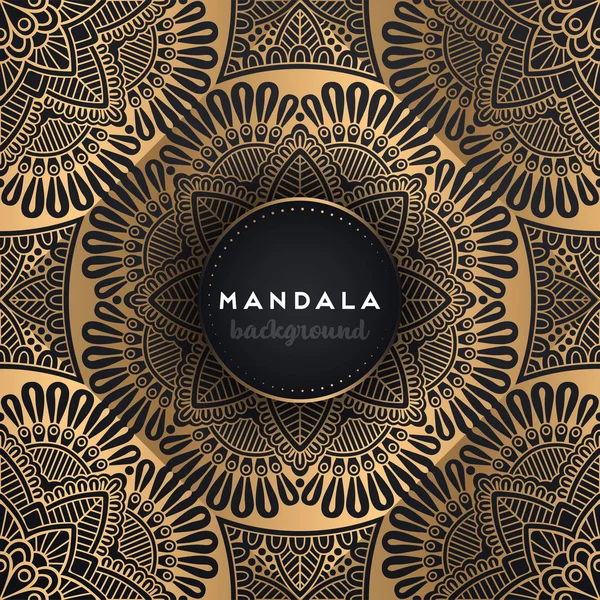 Fondo de diseño de mandala ornamental de lujo — Archivo Imágenes Vectoriales