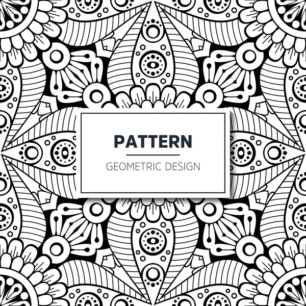 Seamless ethnic and tribal pattern — Stock Vector