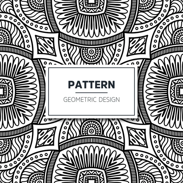 Seamless ethnic and tribal pattern — Stock Vector