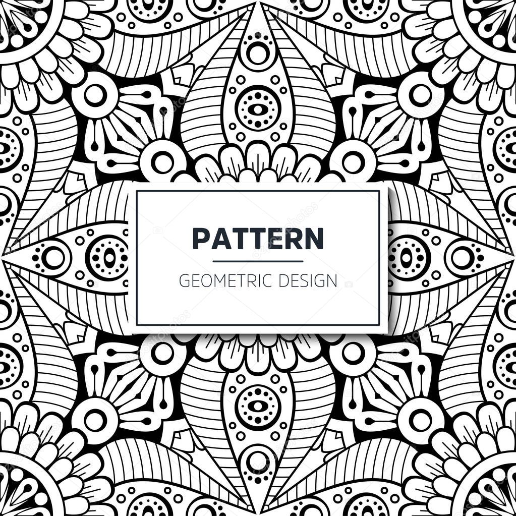 Seamless ethnic and tribal pattern