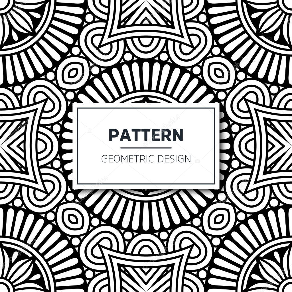 Seamless ethnic and tribal pattern