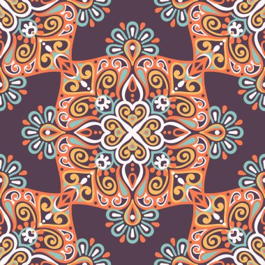 Kusursuz desen. Klasik dekoratif öğeler