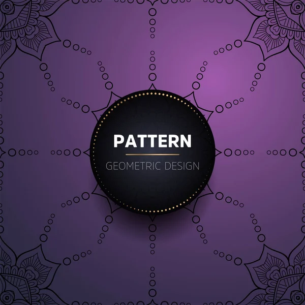 Luxus ornamentalen Mandala-Design Hintergrund — Stockvektor