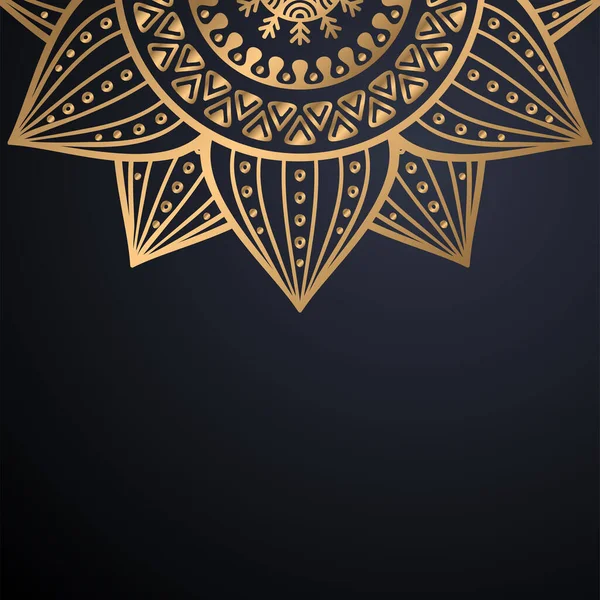 Luxus ornamentalen Mandala-Design Hintergrund — Stockvektor