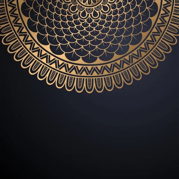 Fondo de diseño de mandala ornamental de lujo — Archivo Imágenes Vectoriales