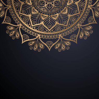 Lüks dekoratif mandala tasarım arka planı