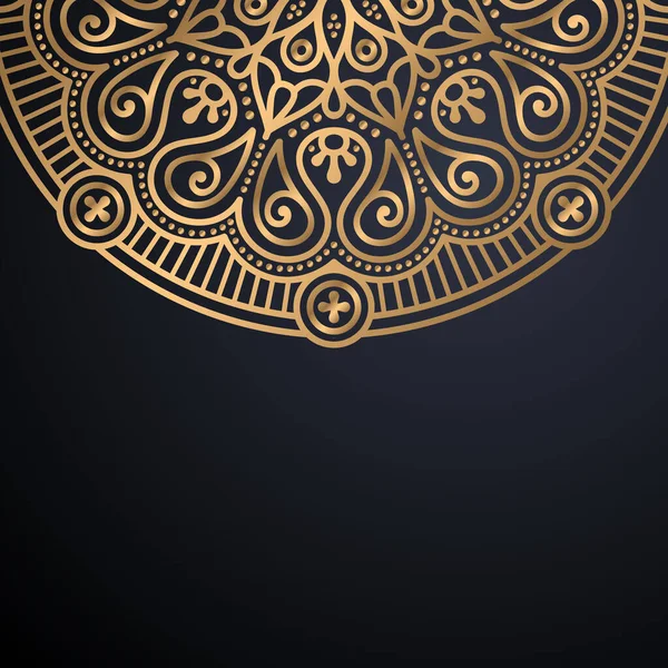 Luxus ornamentalen Mandala-Design Hintergrund — Stockvektor