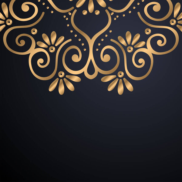 luxury ornamental mandala design background