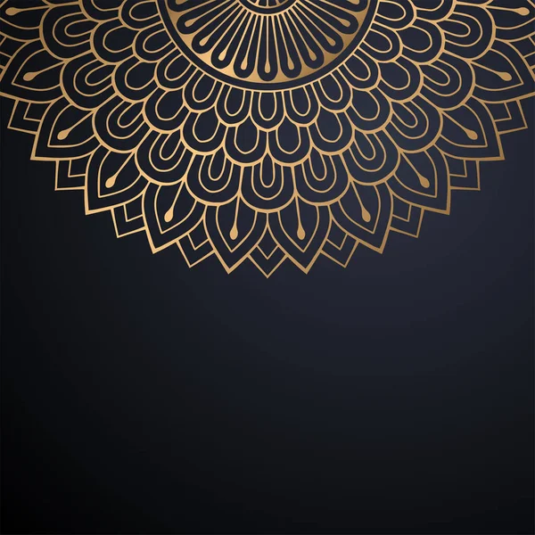 Luxo ornamental mandala design fundo —  Vetores de Stock