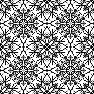 Kusursuz desen. Klasik dekoratif öğeler