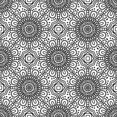 Kusursuz desen. Klasik dekoratif öğeler