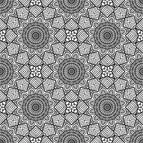 Seamless pattern. Vintage decorative elements — Stock Vector